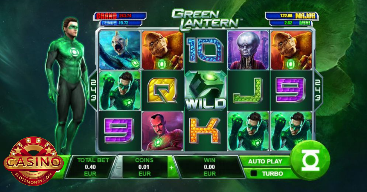 DC Comic Slots Green Lantern