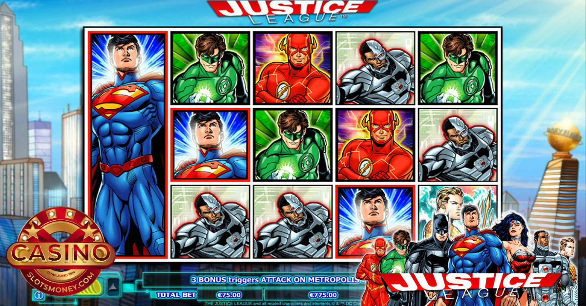 Justice League Comic Book Slots